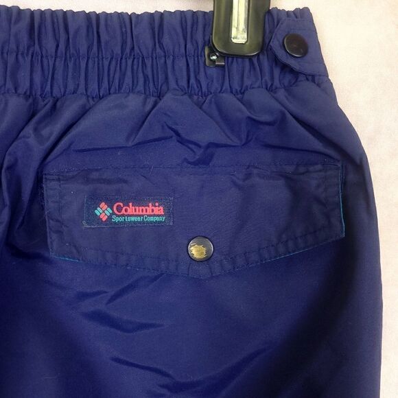 Vintage Columbia Dark Blue Winter Snowpants Size L - Picture 4 of 8